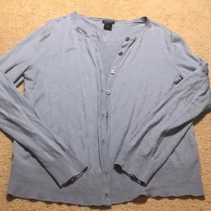 Baby blue cardigan